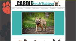 Desktop Screenshot of cardinfrenchbulldogs.com
