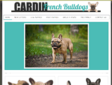 Tablet Screenshot of cardinfrenchbulldogs.com